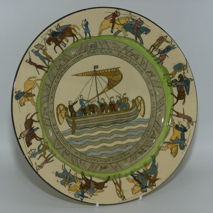 Royal Doulton Bayeux Tapestry plate D2873 | Ship at Sea