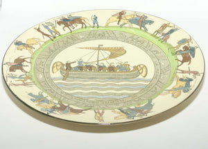 Royal Doulton Bayeux Tapestry plate D2873 | Ship at Sea