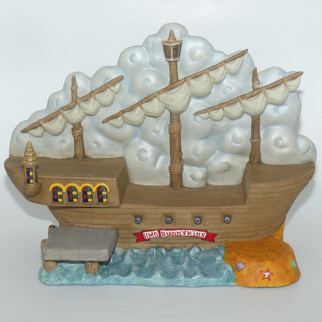 Display Stand for Royal Doulton Bunnykins Shipmates Collection figurine set