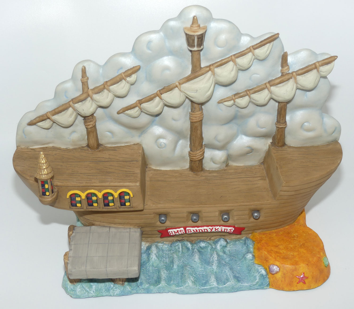 Display Stand for Royal Doulton Bunnykins Shipmates Collection figurine set