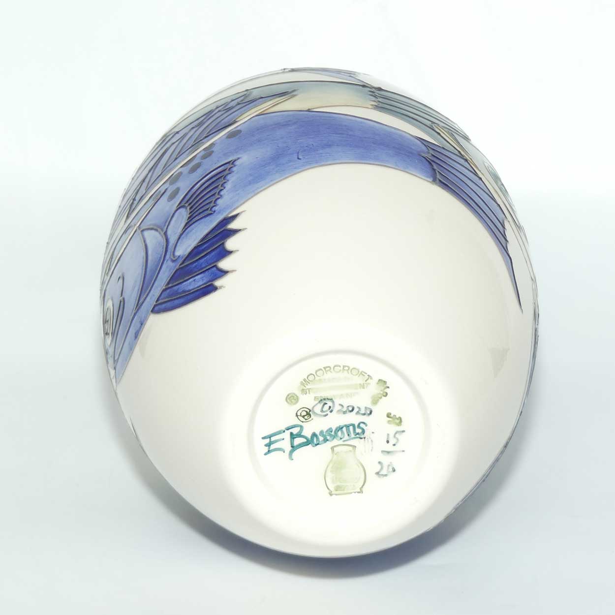 Moorcroft Shoaling 9/12 vase (Ltd Ed)