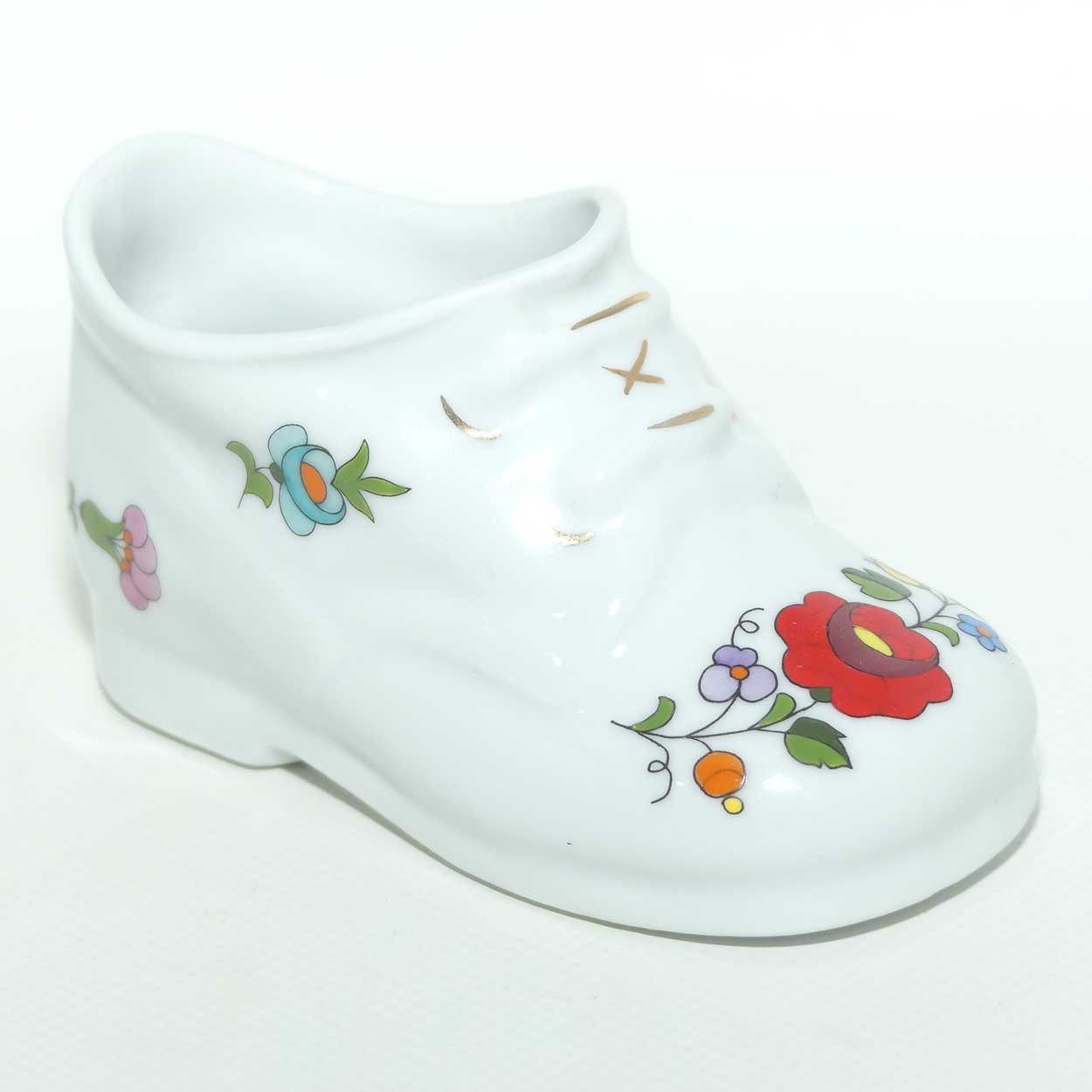 Mid Century Kalogsa Hungary shoe vase | Floral Decor