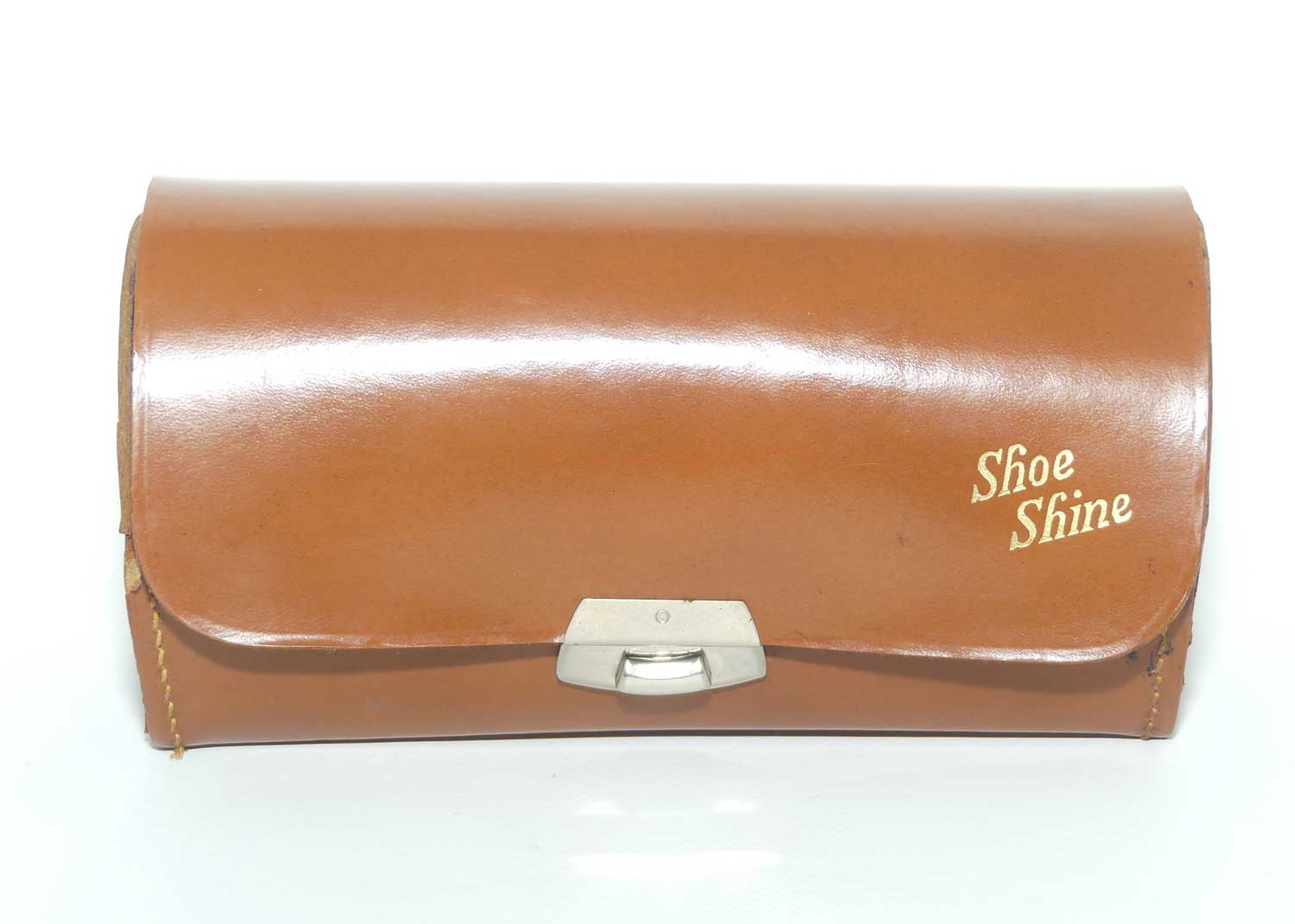 Vintage English Leather Shoe Shine kit