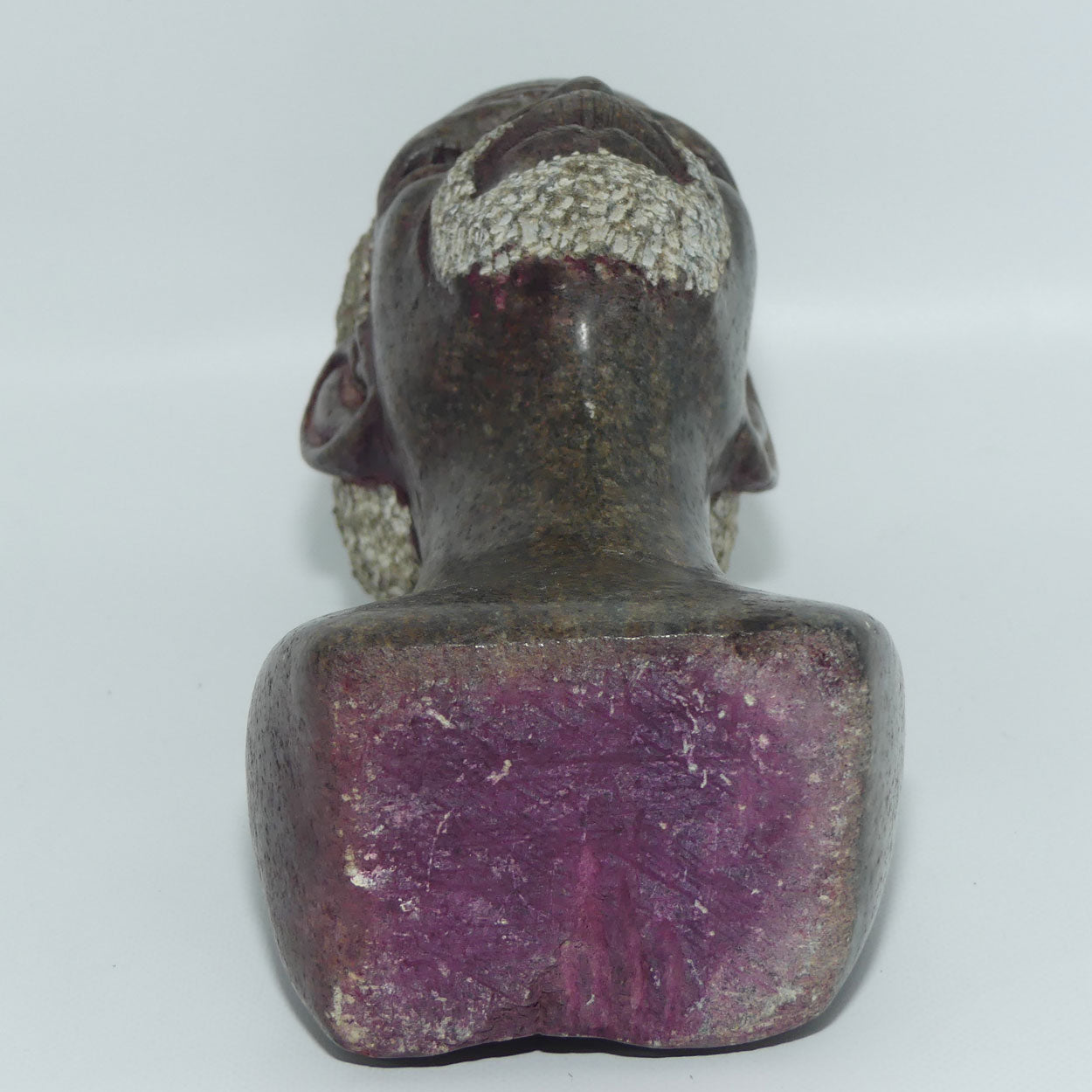 African Shona Stone Bust of Elder