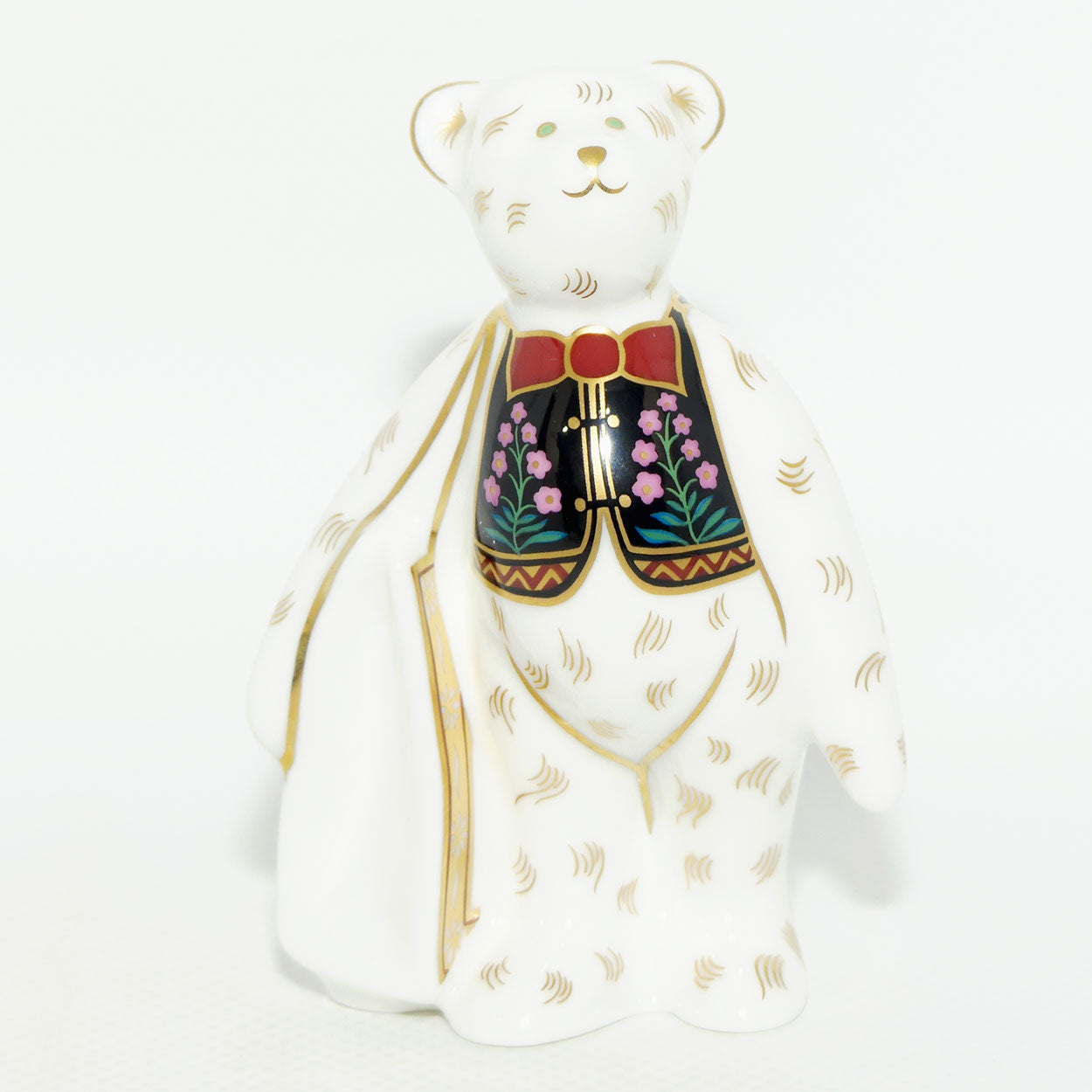 Royal Crown Derby paperweight | David Jones Shopper Bear | Ltd Ed | boxed