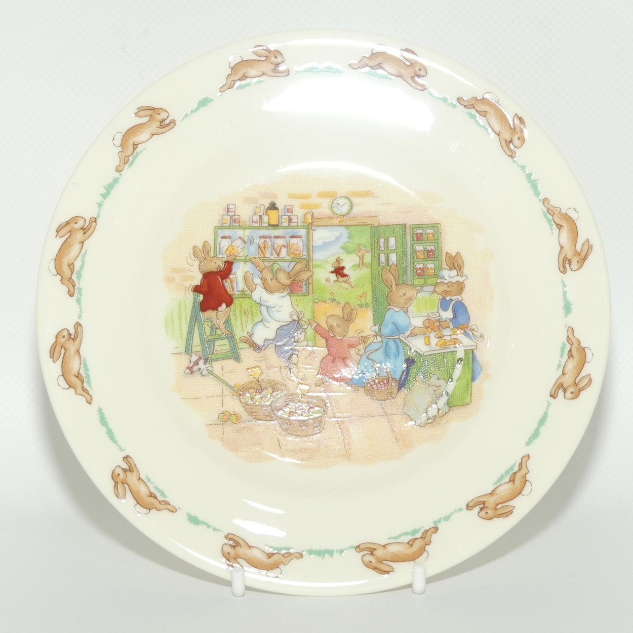 Royal Doulton Bunnykins Tableware Shopping plate | 16cm | original box | #1