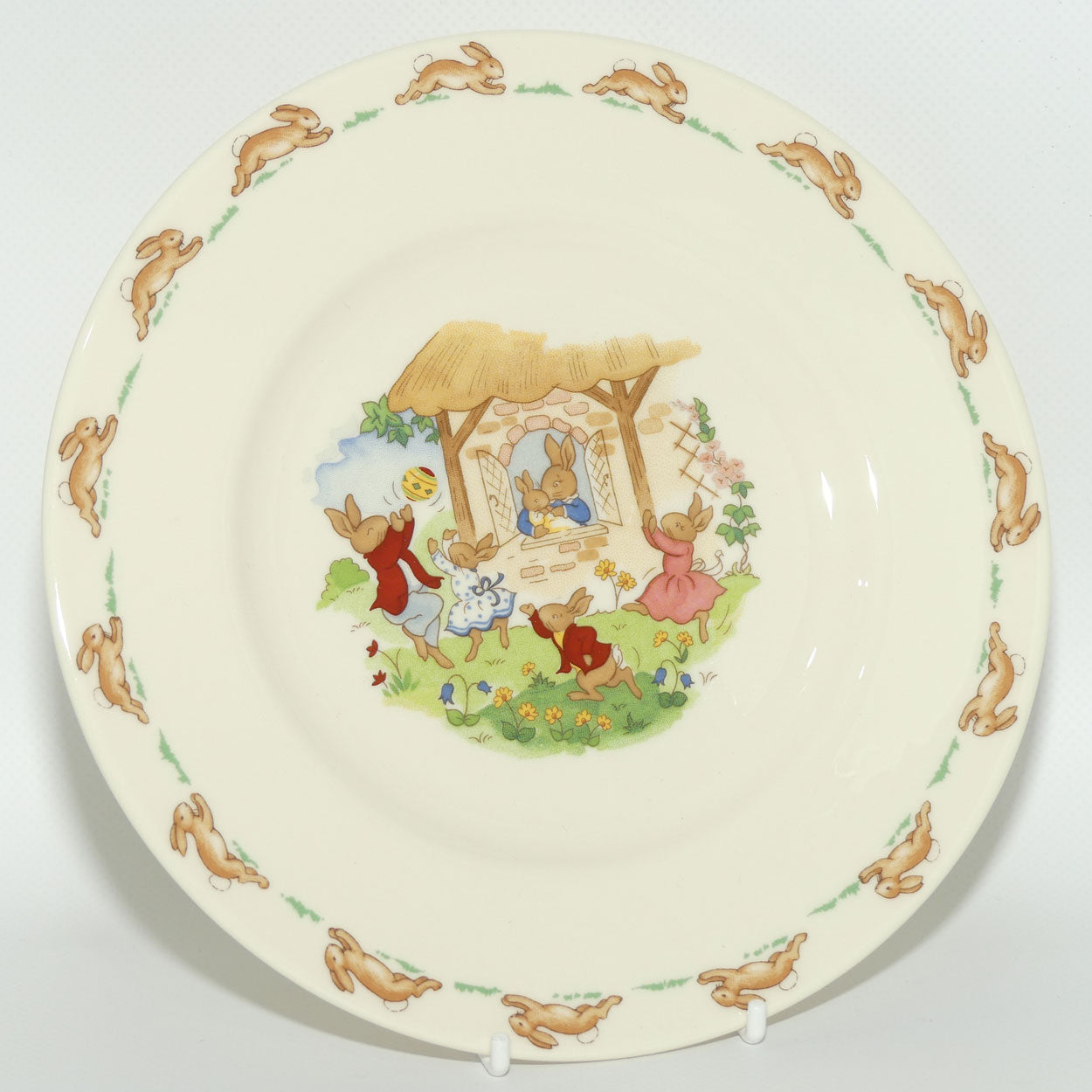 Royal Doulton Bunnykins Tableware Showing Baby At The Window plate | 20cm | original box | #1