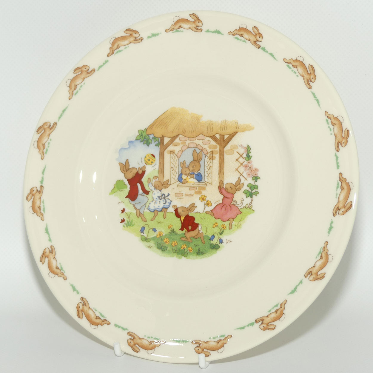 Royal Doulton Bunnykins Tableware Showing Baby At The Window plate | 20cm | original box | #1
