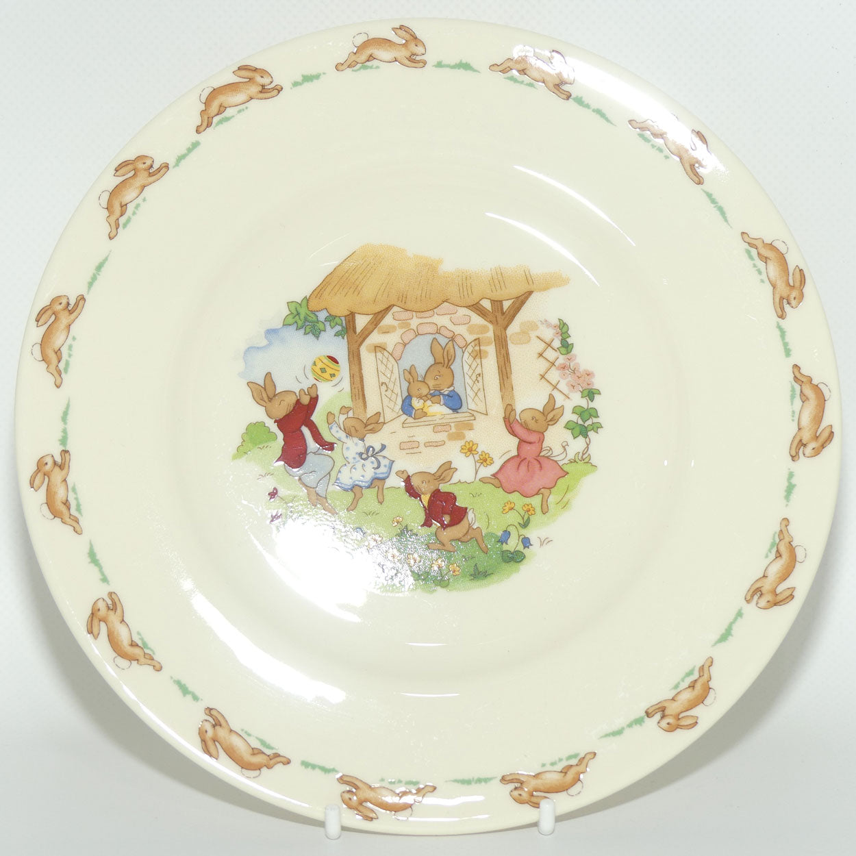 Royal Doulton Bunnykins Tableware Showing Baby At The Window plate | 20cm | original box | #1