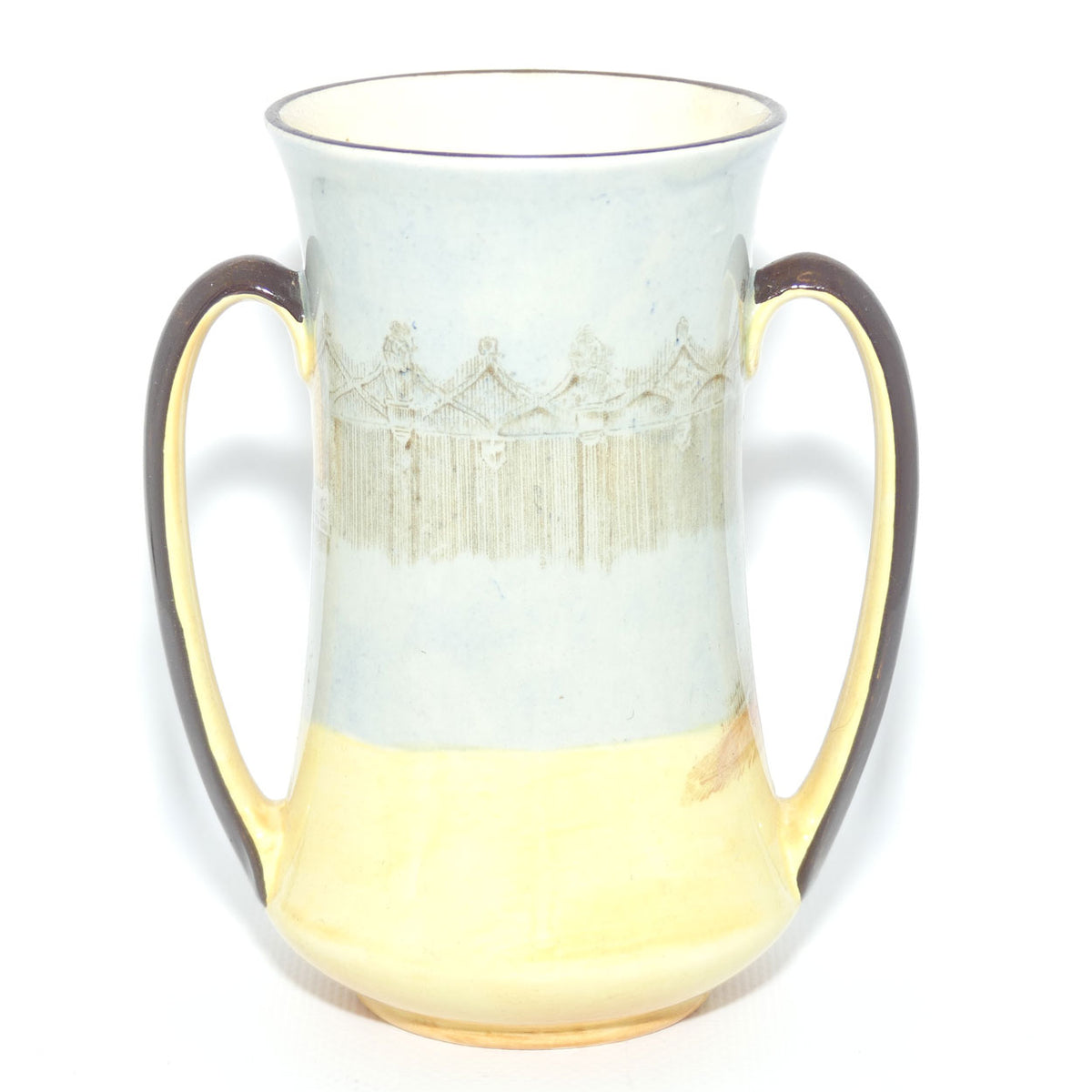 Royal Doulton Shakespearean Shylock twin handled vase D3596
