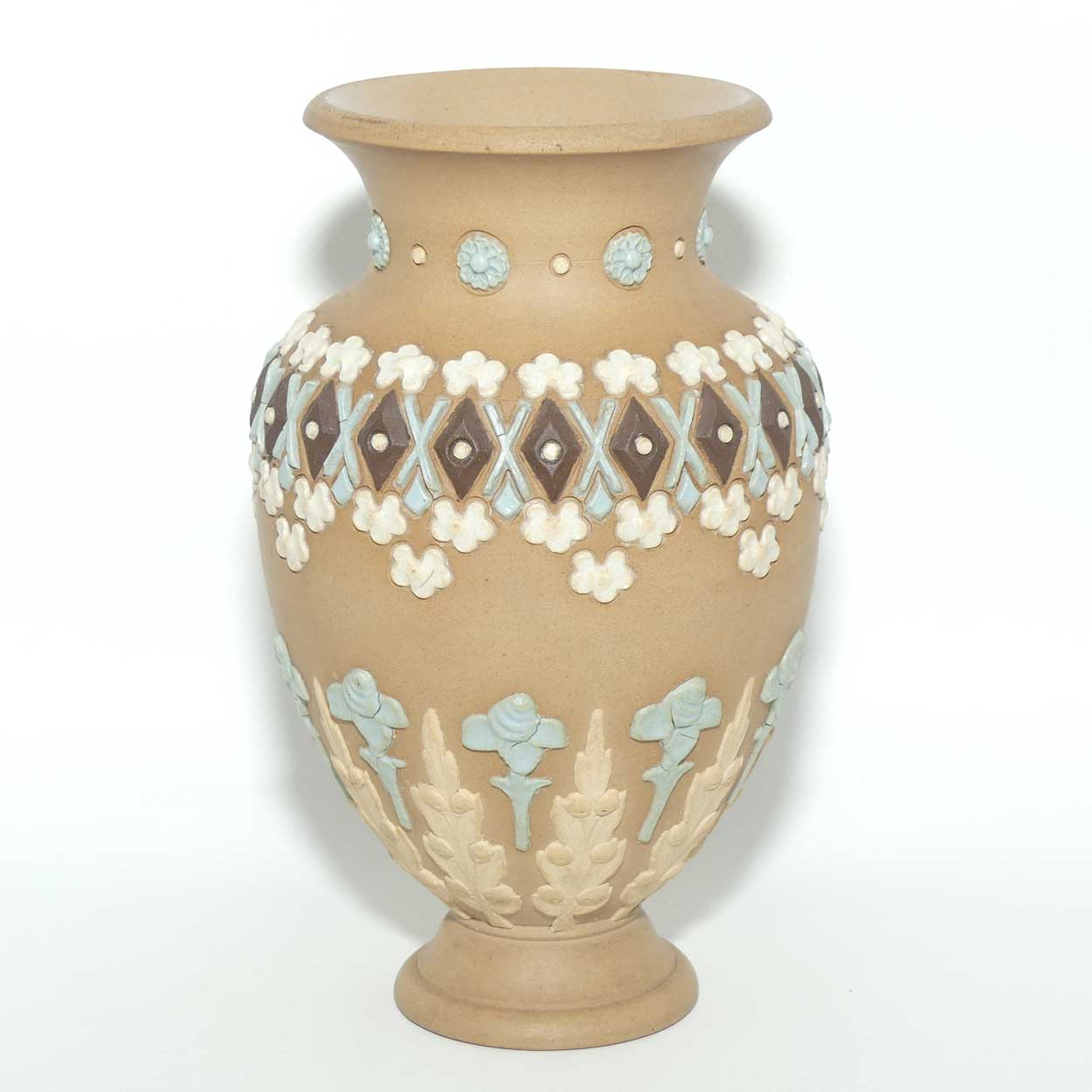 Doulton Lambeth Silicon well decorated vase | 8373 | Ethel Beard