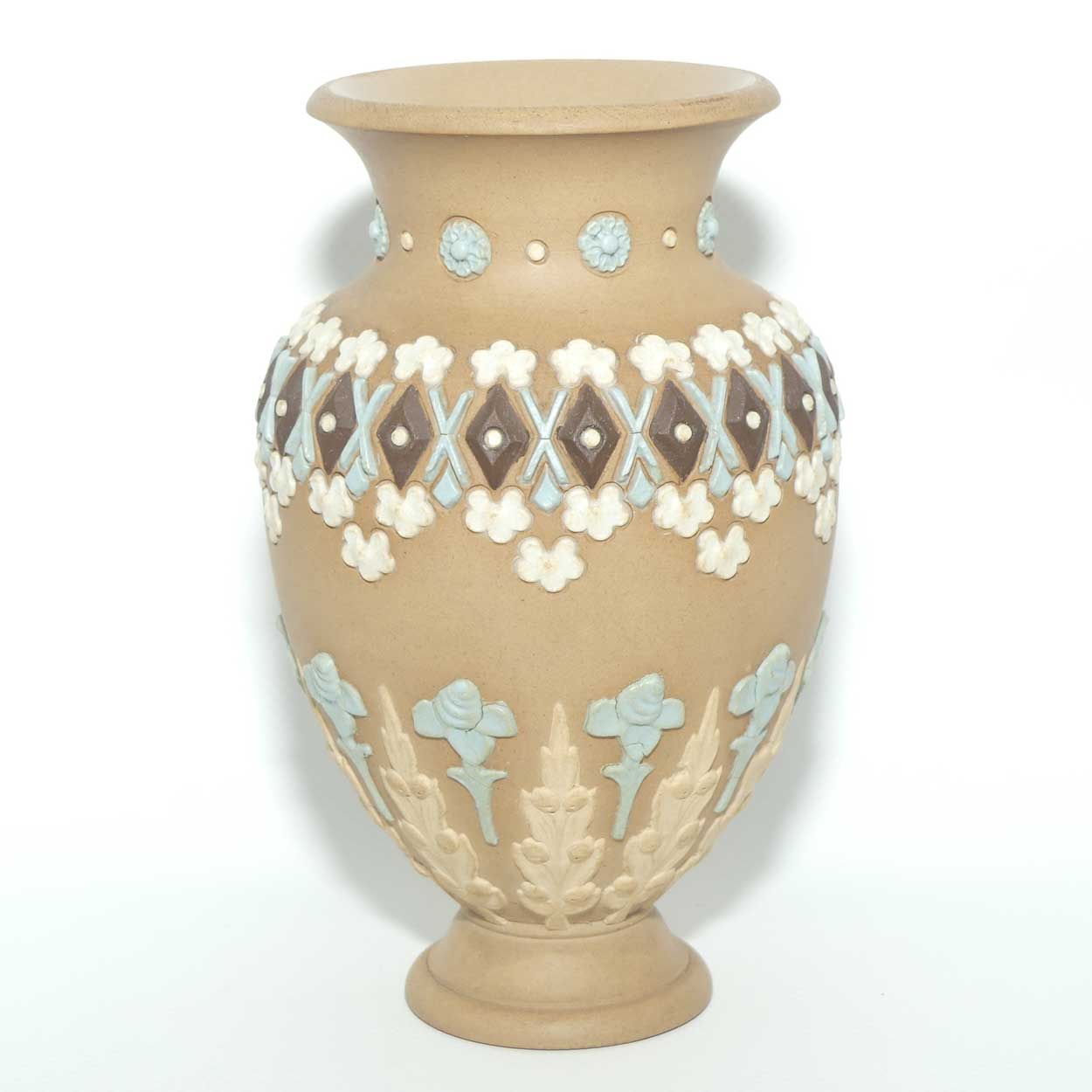 Doulton Lambeth Silicon well decorated vase | 8373 | Ethel Beard