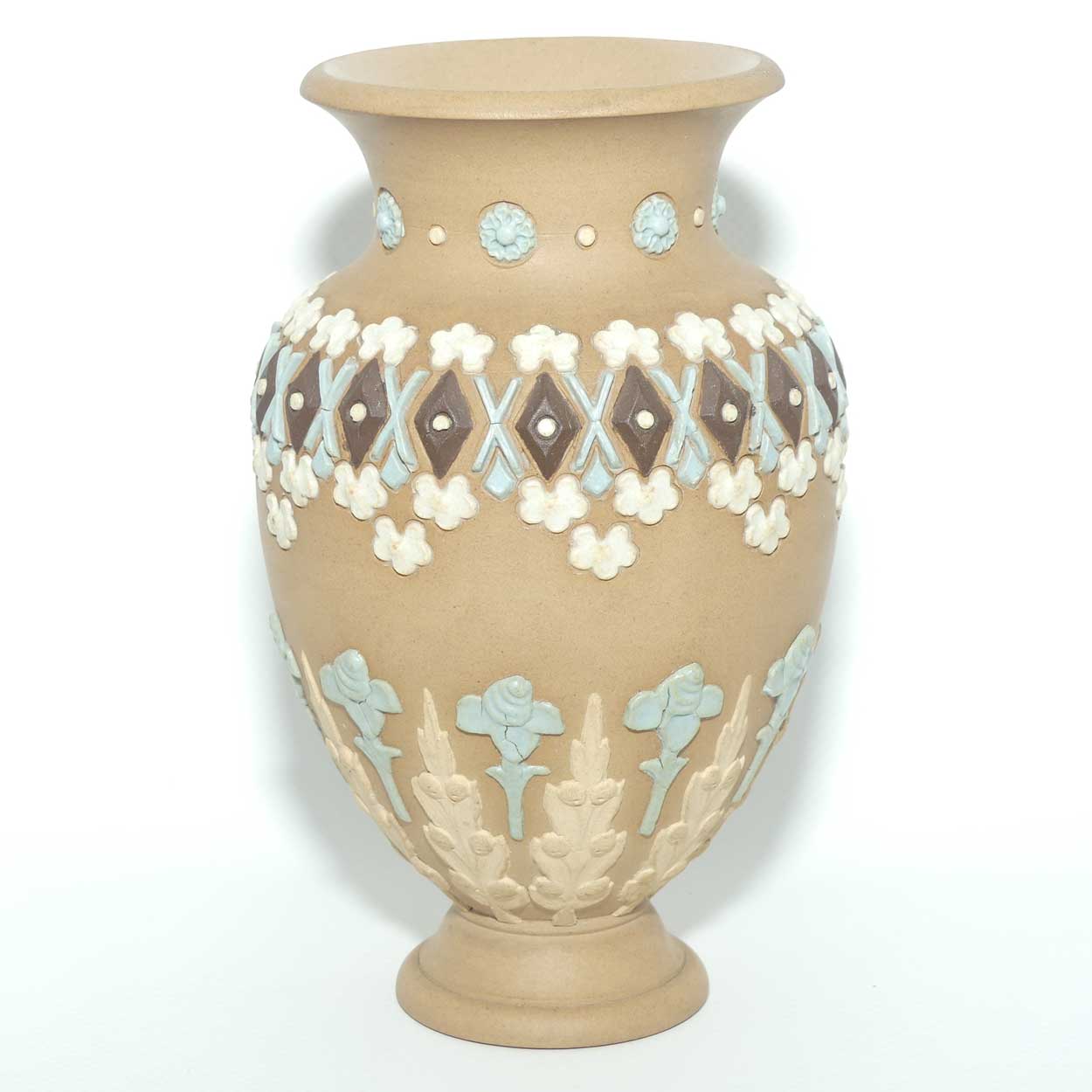 Doulton Lambeth Silicon well decorated vase | 8373 | Ethel Beard