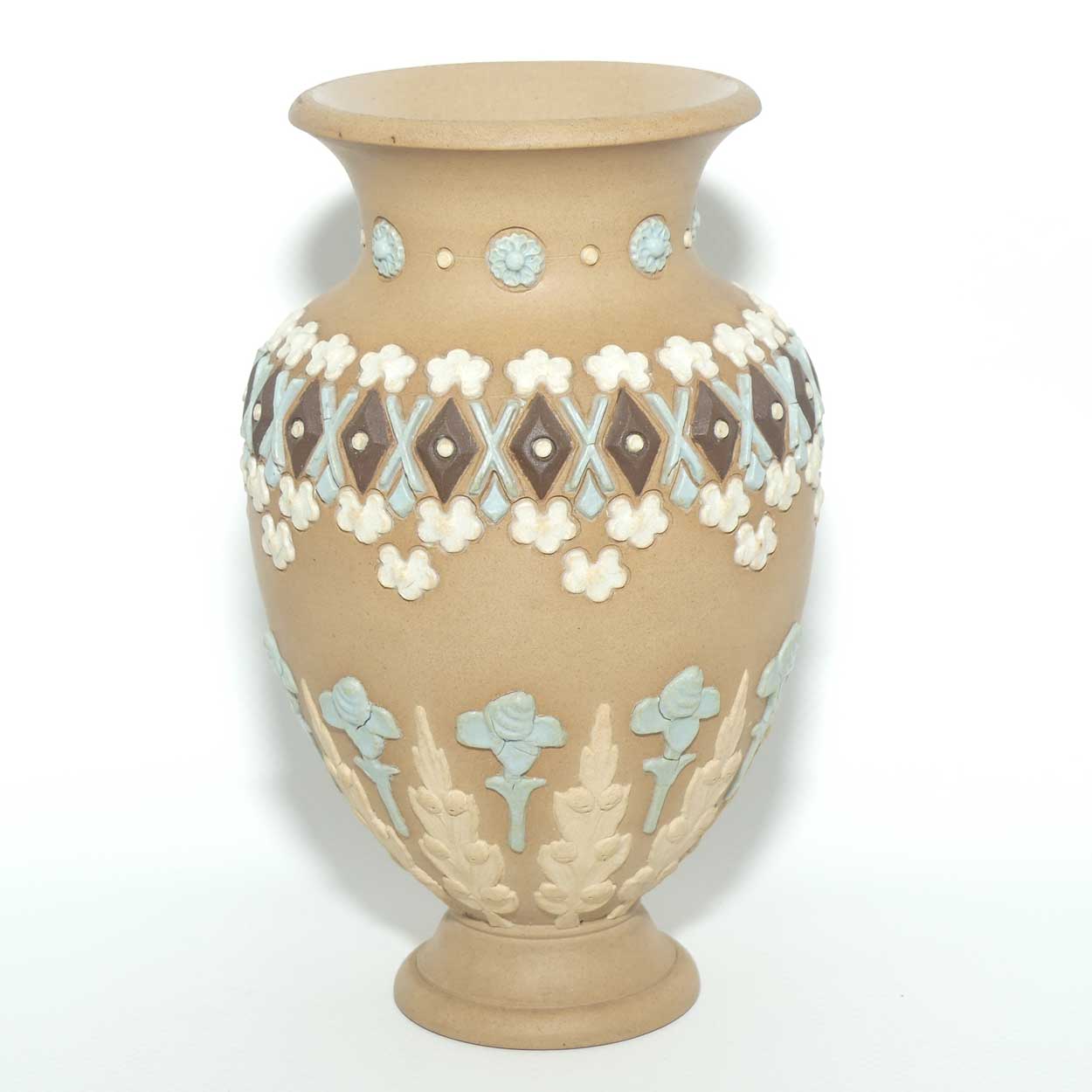 Doulton Lambeth Silicon well decorated vase | 8373 | Ethel Beard