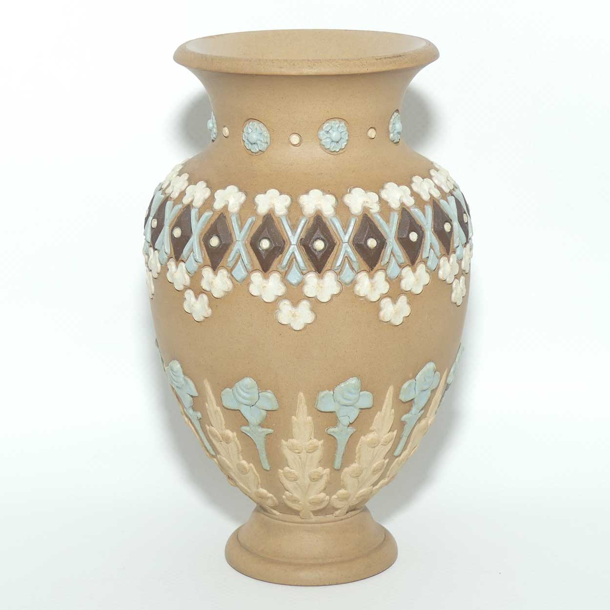 Doulton Lambeth Silicon well decorated vase | 8373 | Ethel Beard