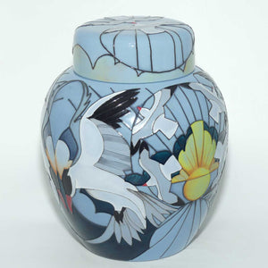 Moorcroft Silver Gulls 769/8 Ginger Jar | TRIAL dated 5.6.2018