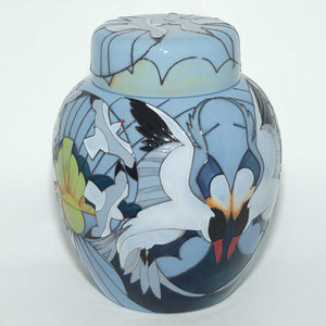 Moorcroft Silver Gulls 769/8 Ginger Jar | TRIAL dated 5.6.2018