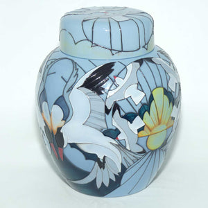 Moorcroft Silver Gulls 769/8 Ginger Jar | TRIAL dated 5.6.2018