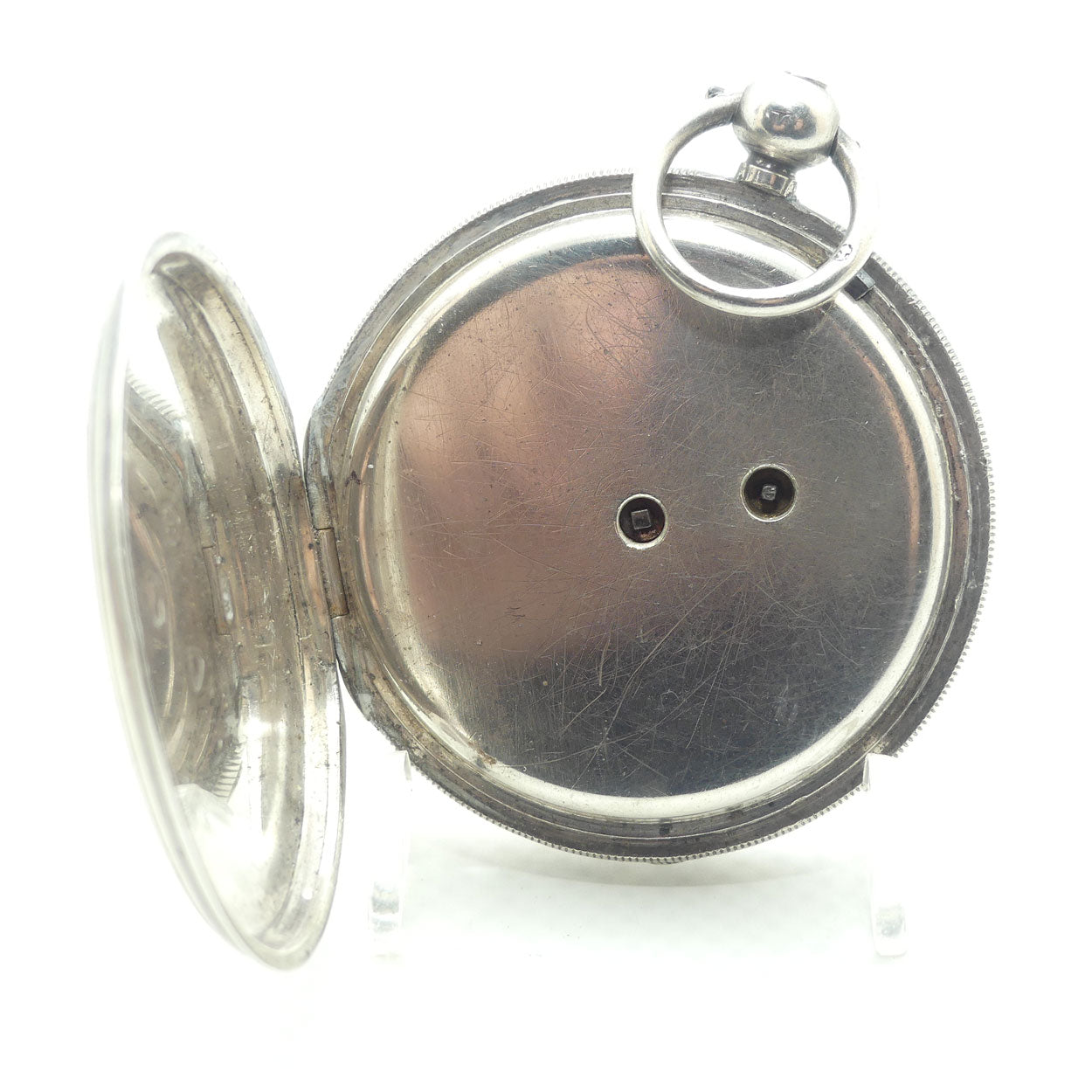 Sterling Silver Pocket Watch to restore and Sterling Silver Albert chain | Flavelle Bros & Roberts Sydney & Brisbane