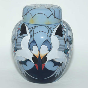 Moorcroft Silver Gulls 769/8 Ginger Jar | LE 3/25