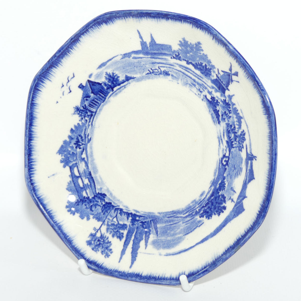 Royal Doulton Norfolk tea saucer | Octagonal shape