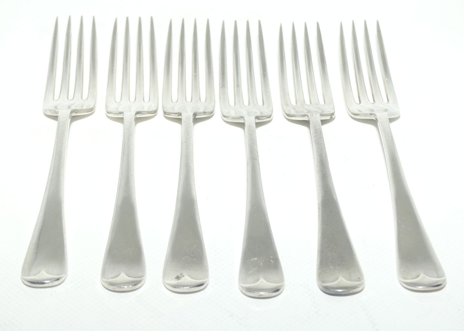 Set of 6 Sir John Bennett | Silver Plated Dinner forks | 19cm