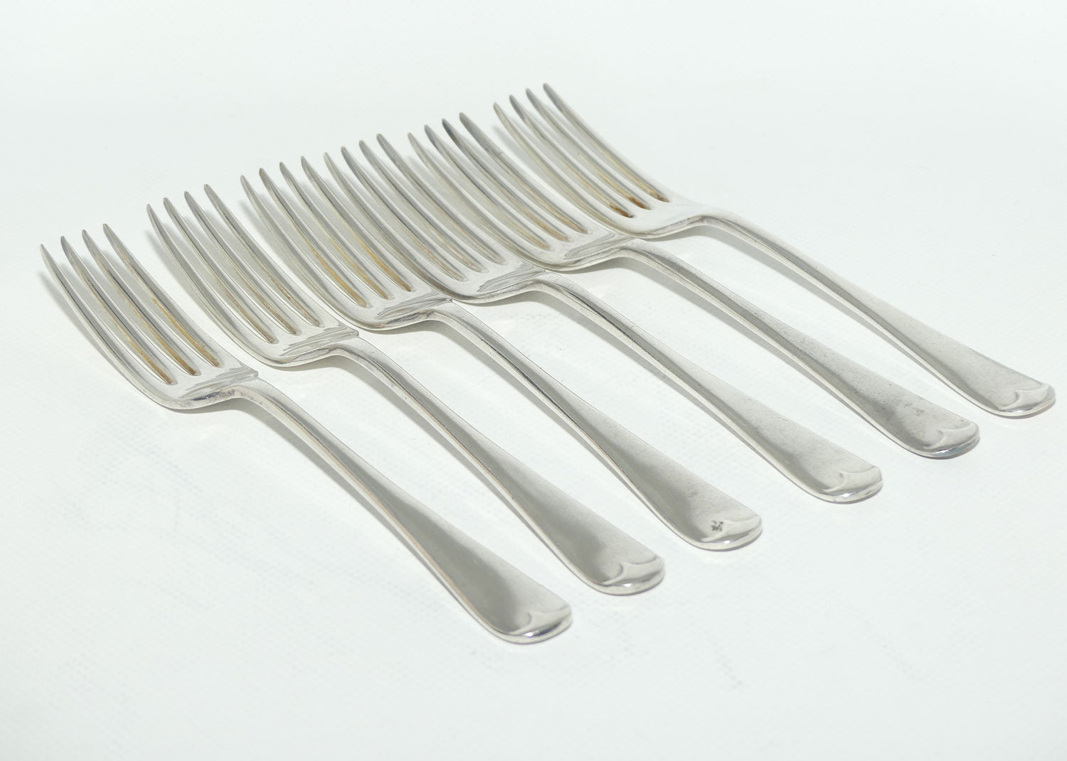 Set of 6 Sir John Bennett | Silver Plated Dinner forks | 19cm