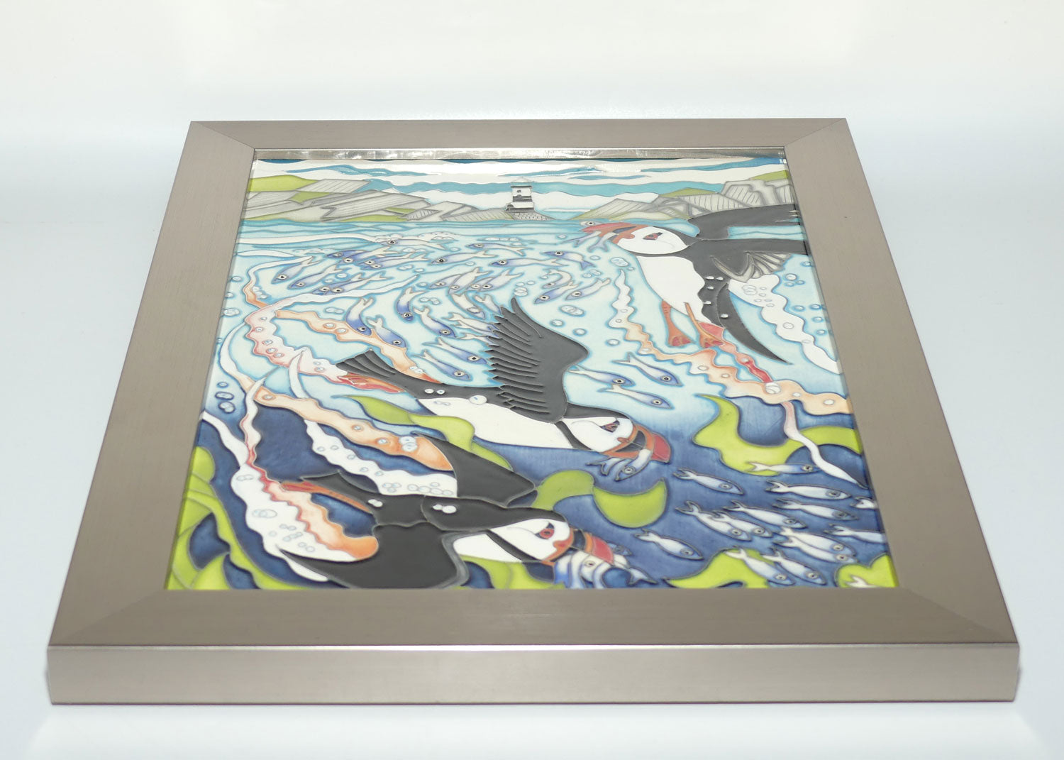 Moorcroft Skomer Island Plaque PLQ13
