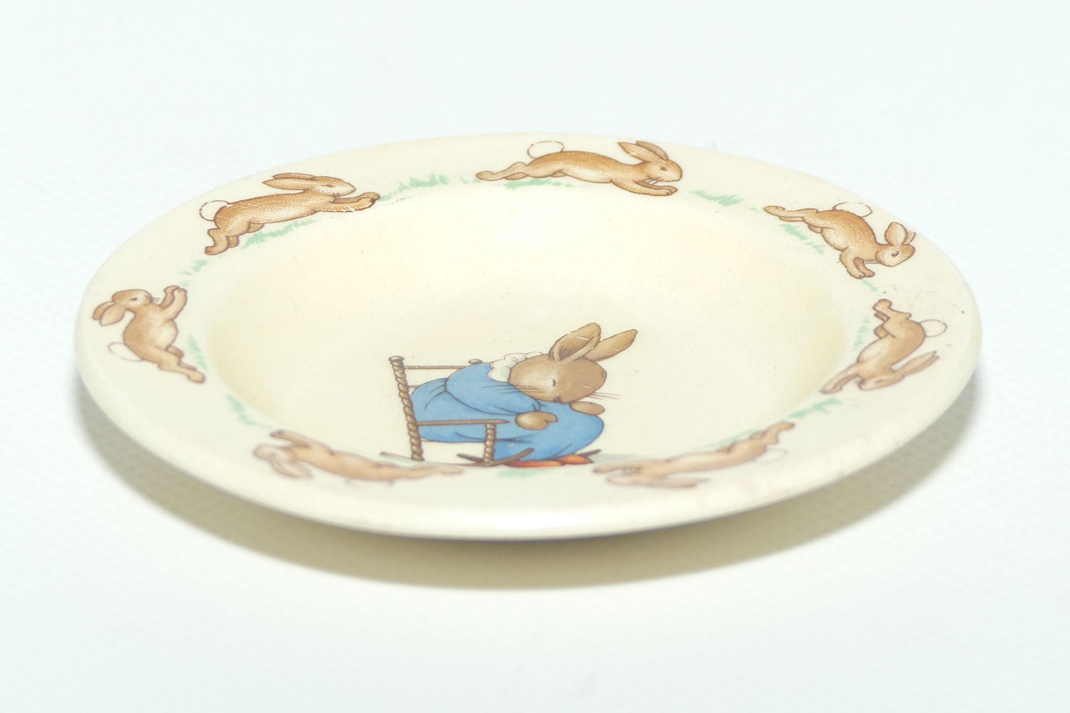 Royal Doulton Bunnykins beaker cover | Sleeping in a Rocking Chair