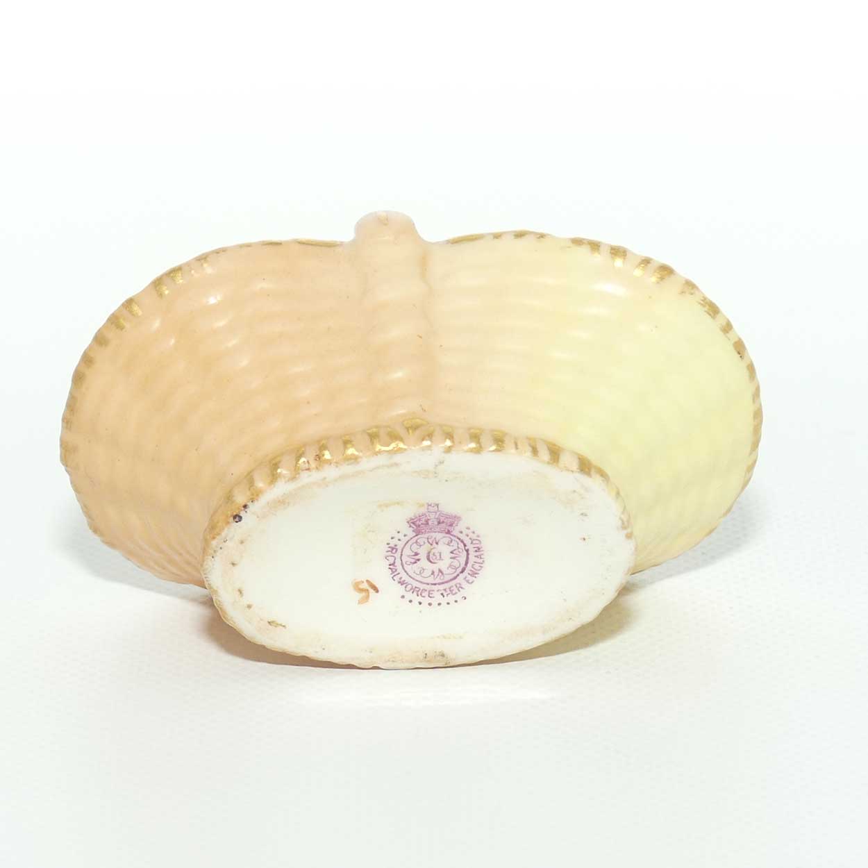 Royal Worcester Blush Ivory Basket 2 (Small)