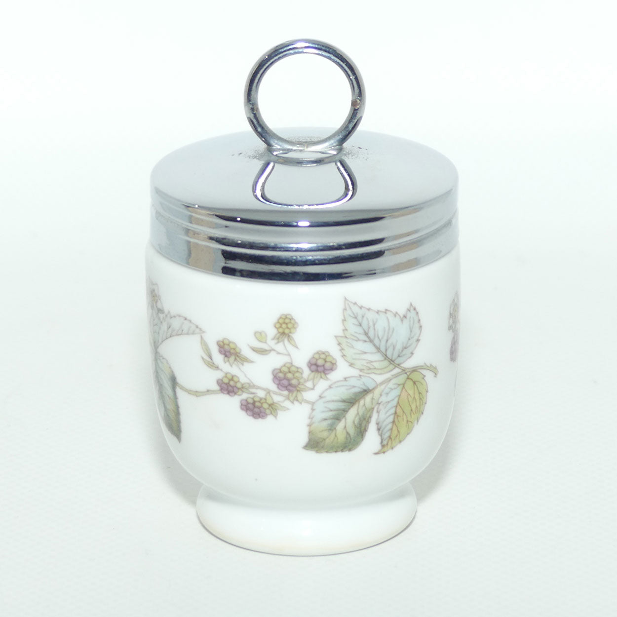 Royal Worcester Blackberry and Vine pattern egg coddler