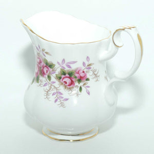 Royal Albert Bone China England Lavender Rose small milk jug | Coffee Size