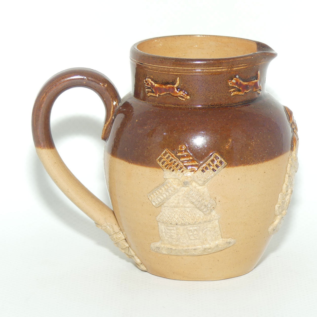 Doulton Lambeth | Royal Doulton Harvest Hunting small jug | 8cm tall