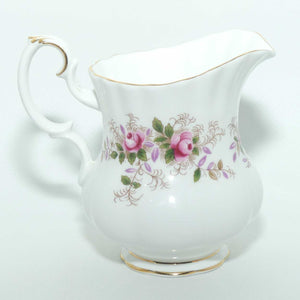 Royal Albert Bone China England Lavender Rose small milk jug | Coffee Size