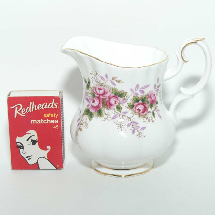 Royal Albert Bone China England Lavender Rose small milk jug | Coffee Size