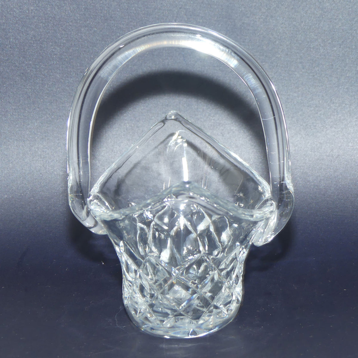 Small Crystal basket | Diamond Cut with pointed shape