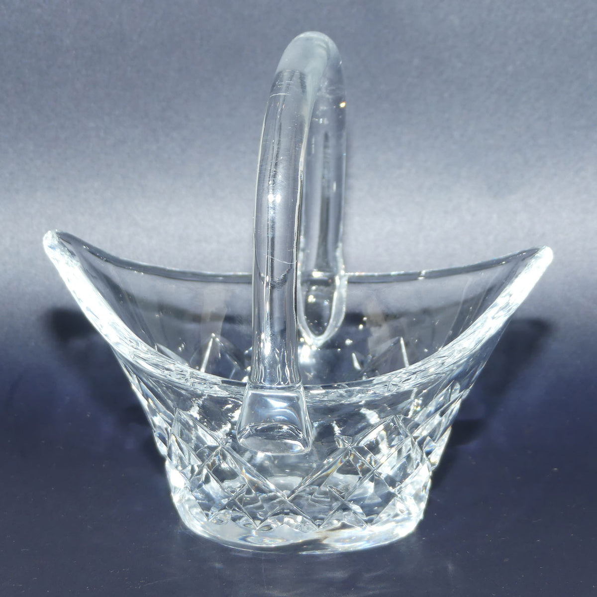 Small Crystal basket | Diamond Cut with pointed shape