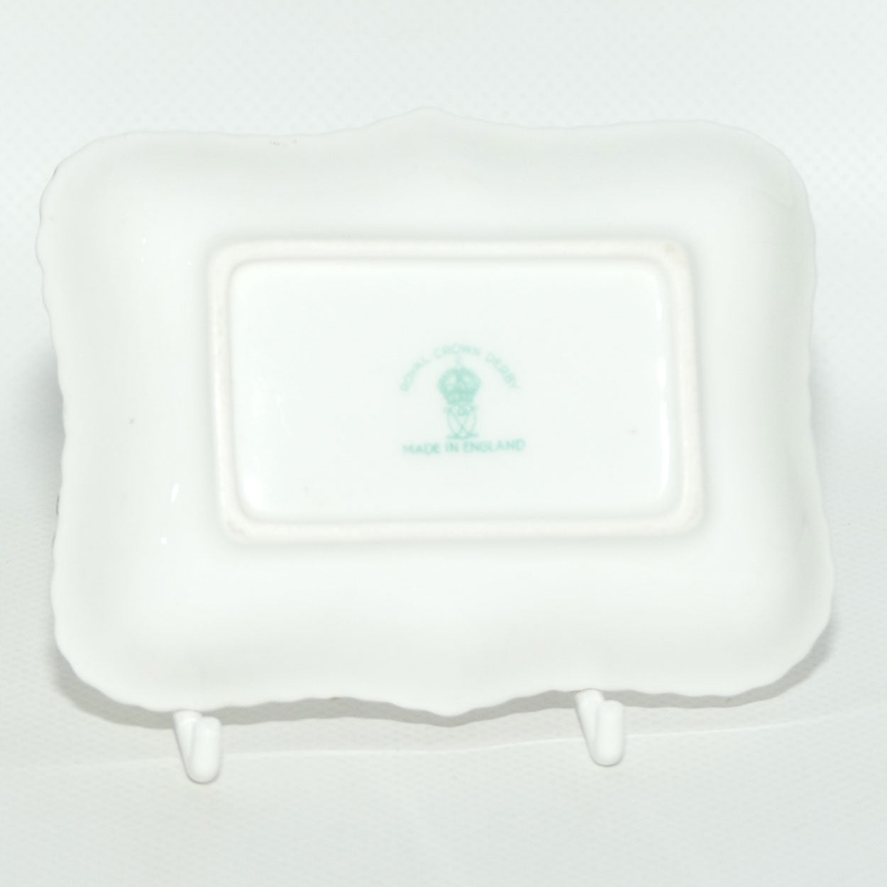 Royal Crown Derby Derby Posies small rectangular dish | figured edge
