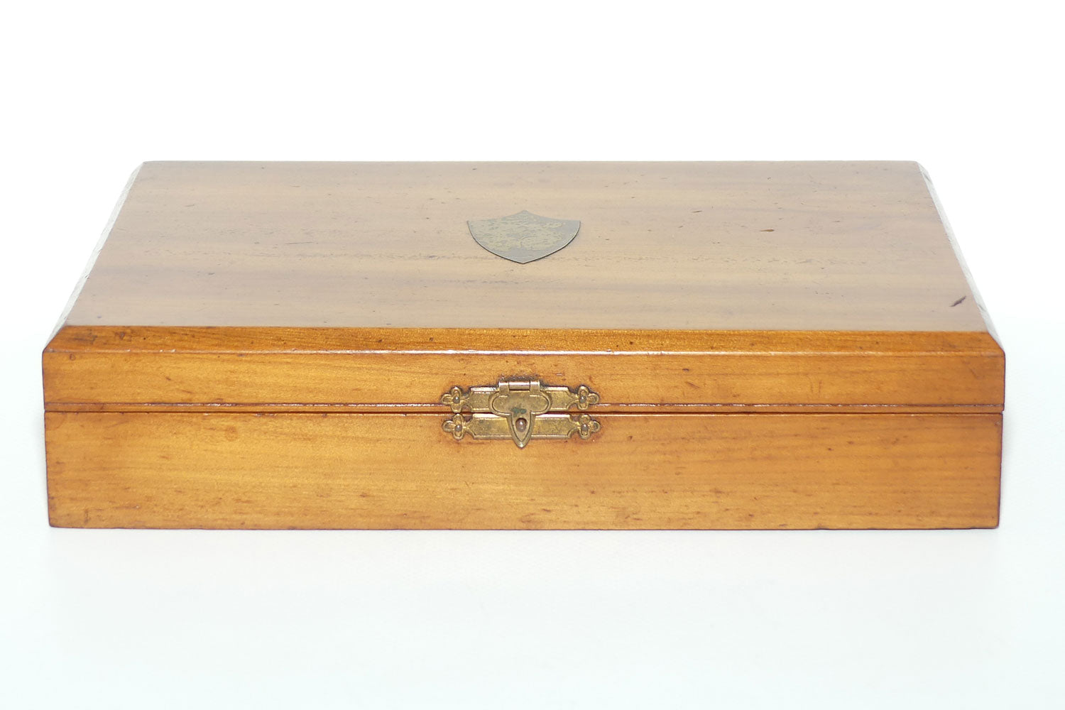 Small Satinwood Fruit Set cutlery box | no cutlery | perfect for repurposing