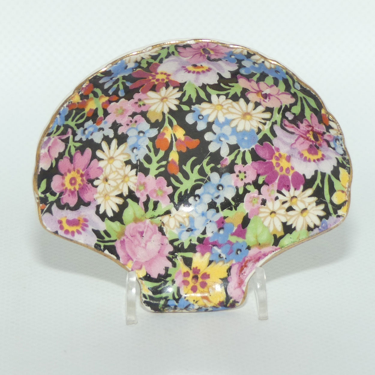 Royal Winton Balmoral Chintz shell shape miniature dish