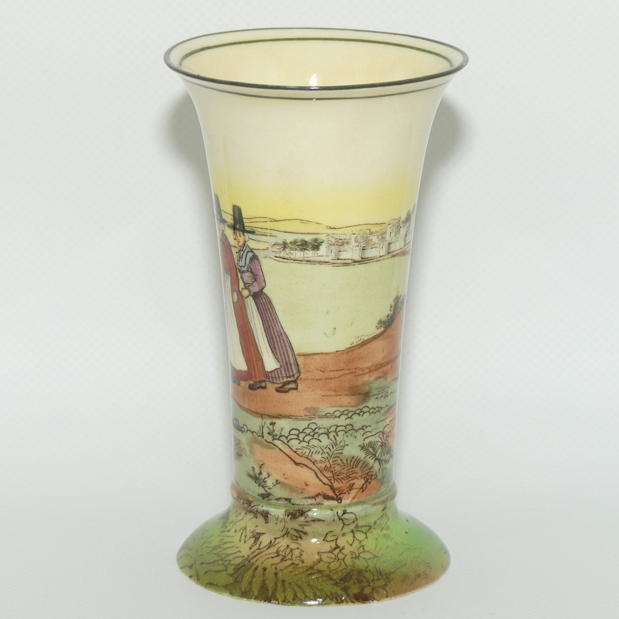 Royal Doulton Welsh trumpet vase E3784 | 13cm | Bone China body