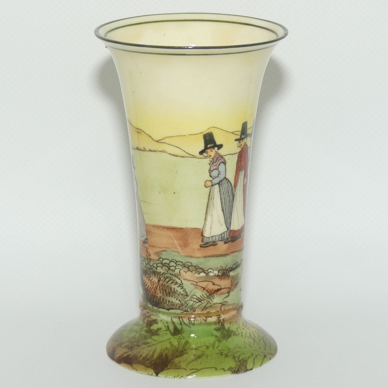 Royal Doulton Welsh trumpet vase E3784 | 13cm | Bone China body