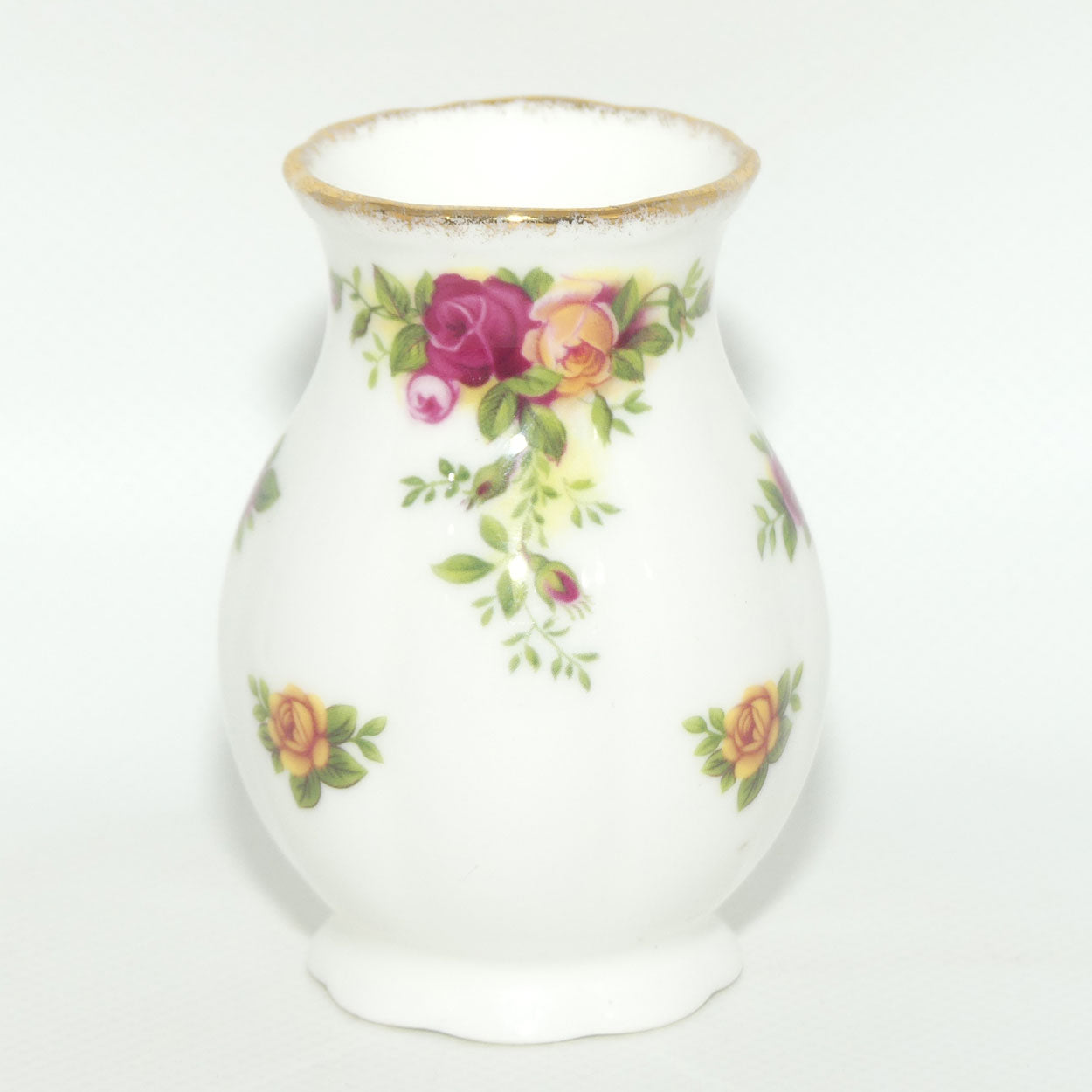 Royal Albert Bone China England Old Country Roses bud vase