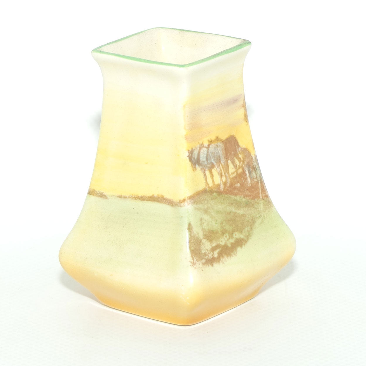 Royal Doulton Ploughing miniature vase D5650