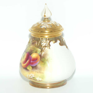 Royal Worcester hand painted fruit potpourri | 291 Shape | T Smith