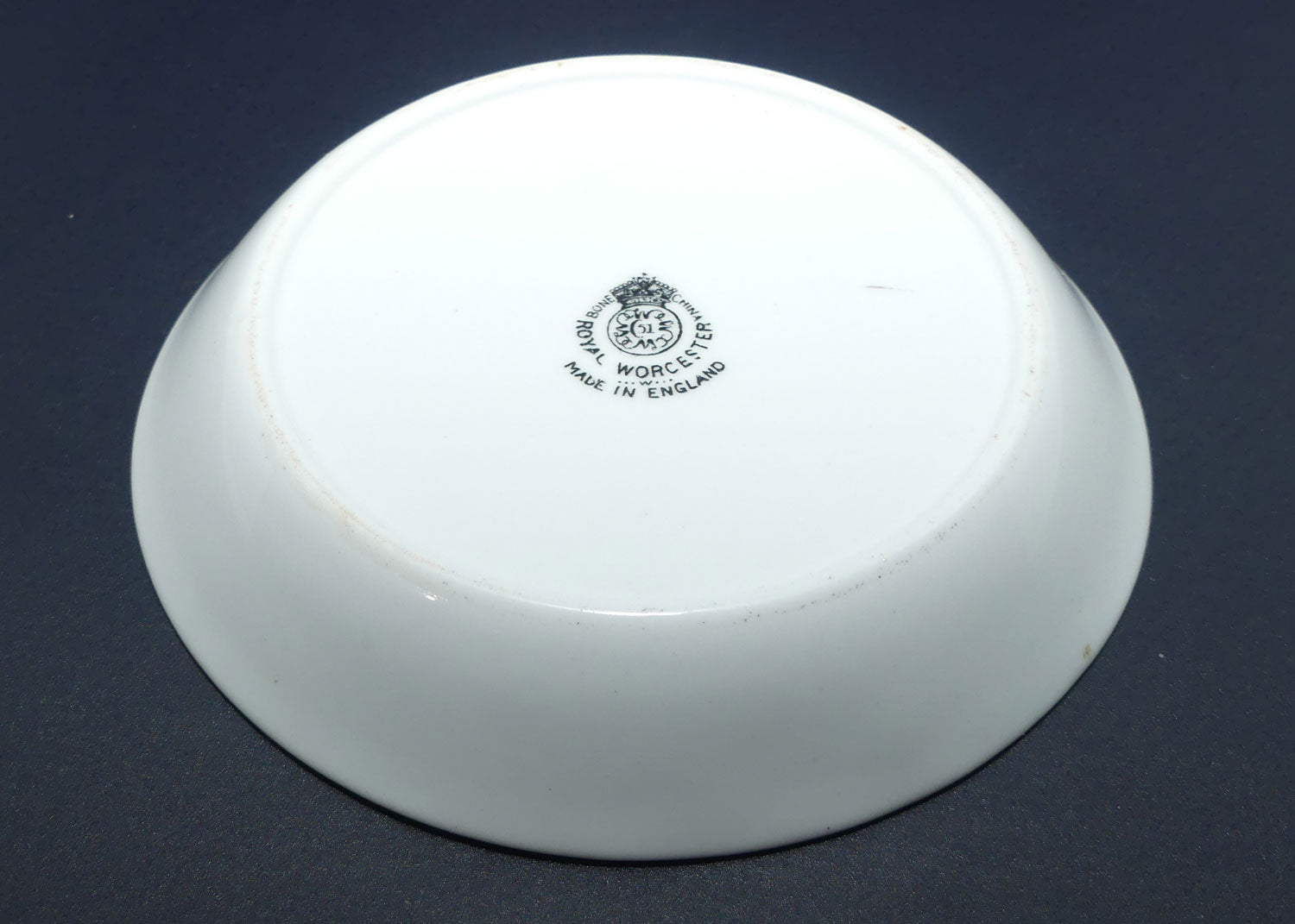 Royal Worcester hand painted fruit pin dish | J Smith