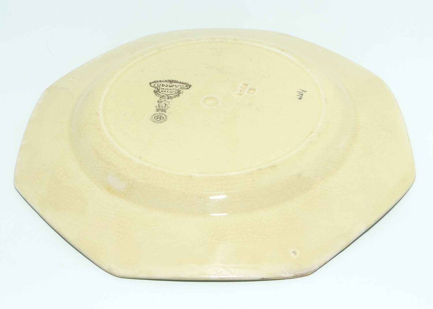 Royal Doulton Midsummer Night's Dream series plate | Snout | Octagonal shape D2874