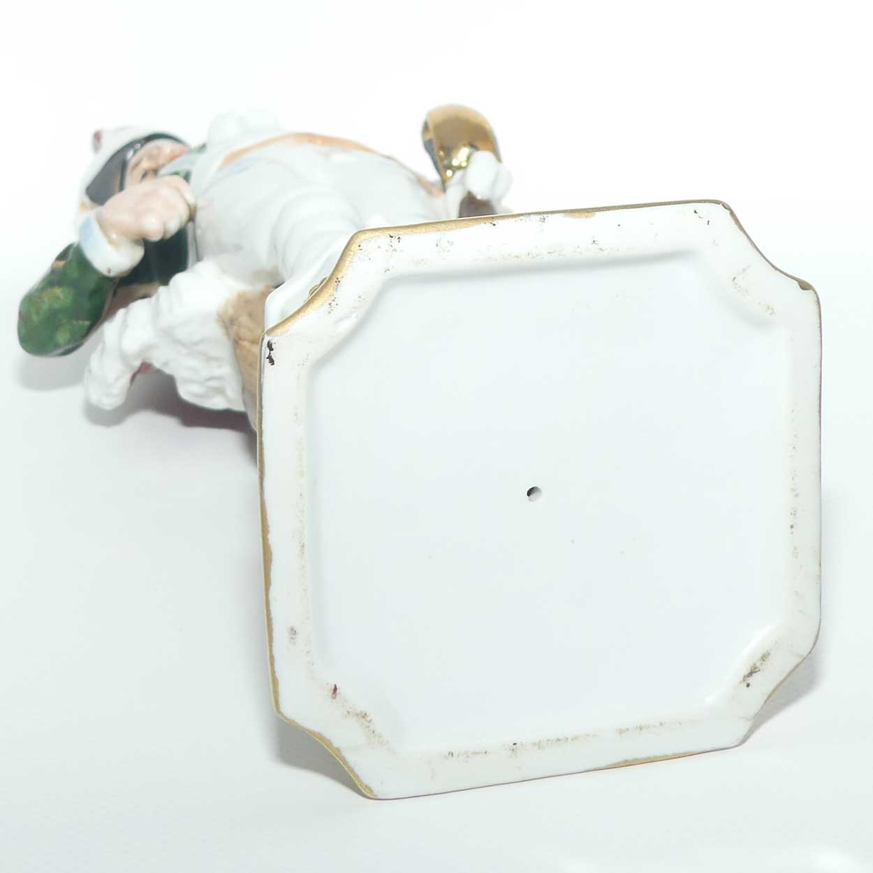 Capo DiMonte Napoleonic era Soldier | Feathered Hat and Sword at Side