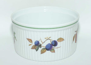 Royal Worcester Vitreous Bakeware | Evesham Vale pattern | Souffle dish