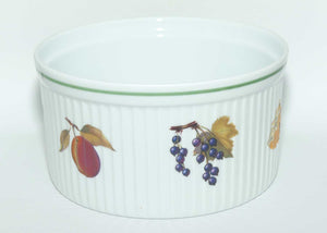 Royal Worcester Vitreous Bakeware | Evesham Vale pattern | Souffle dish